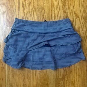 Athleta Blue Skort with Elastic Waistband